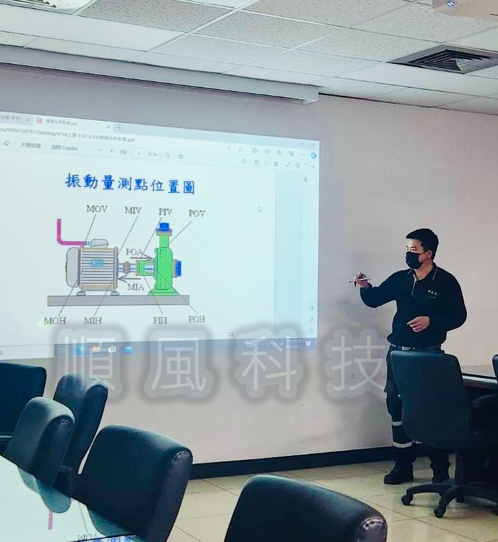 台灣某大塑膠公司-風車,泵浦,馬達之振動改善 研討會的第10張圖片